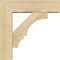 Ekena Millwork Balboa Block Rough Sawn Bracket w/ Offset Brace, Douglas Fir, 6"W x 20"D x 20"H BKT0604X20X20BOA05RDF - alternate 4